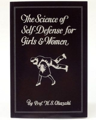 Book Cover for the Science of Self Defense for Girls & Woman with a woman throwing
